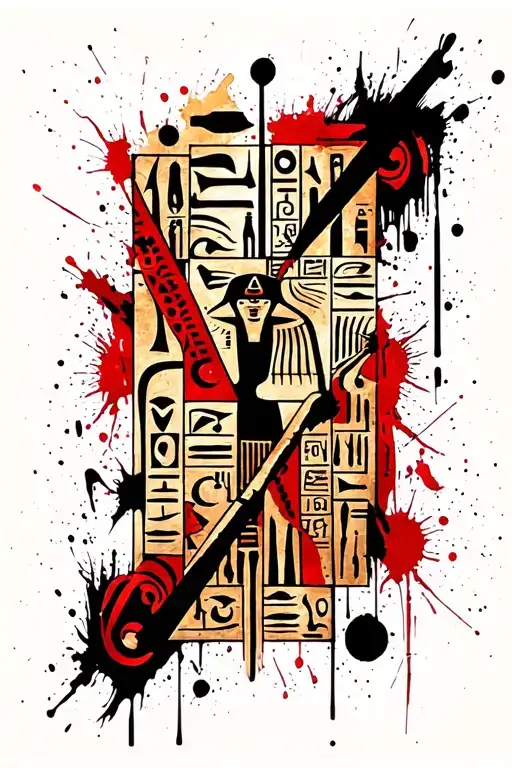 1975 Egyptian Hieroglyphs