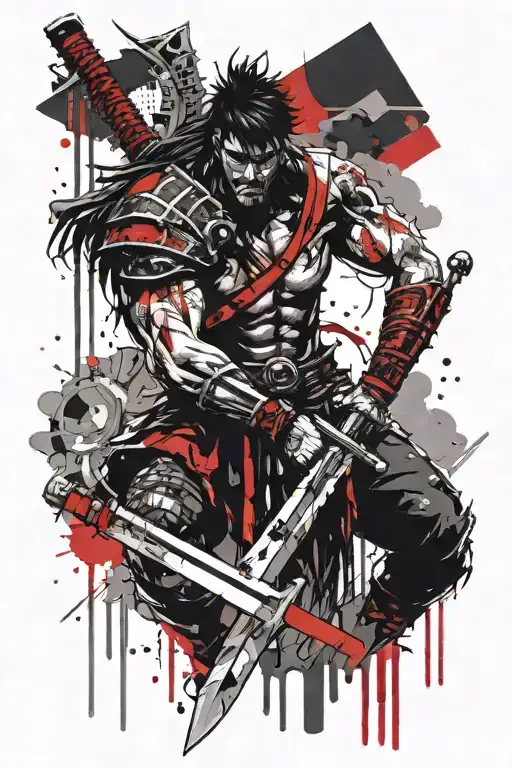 Berserker From The Manga With His Huge Sword