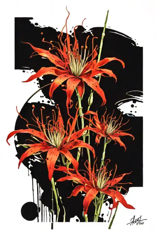 Red Spider Lilies