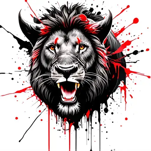 Lion With Rat And Boar