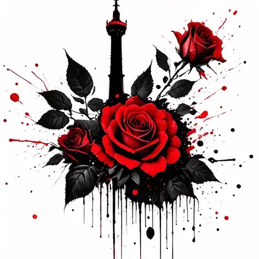 Stephen King Dark Tower With Roses