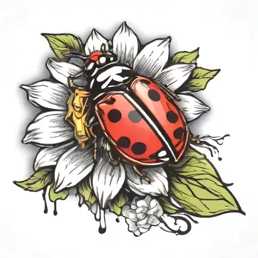 Letton Band With Griffin And Ladybug Perched