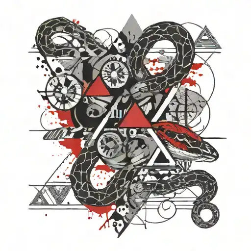 Illuminati Snake Design Incorporating