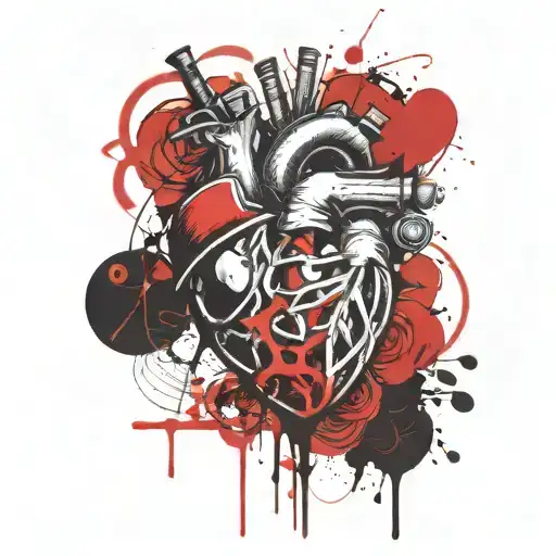 Beating Heart With Wedding Rings