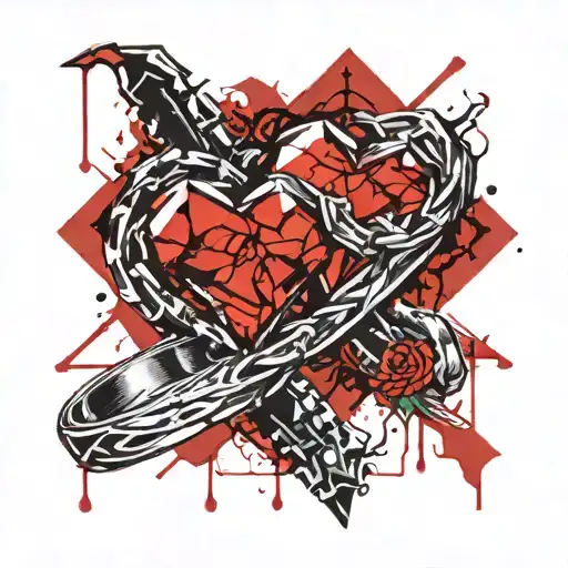 Beating Heart Beat Two Diamond Wedding Rings Intertwined