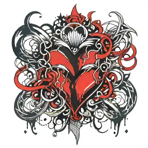 Beating Heart Beat Two Wedding Rings Intertwined