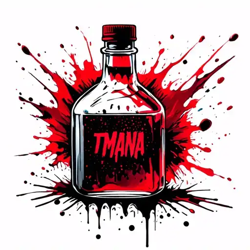 Health And Mana Potion Bottle Filled