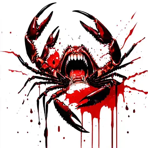 Craw And Blood On Its Mouth