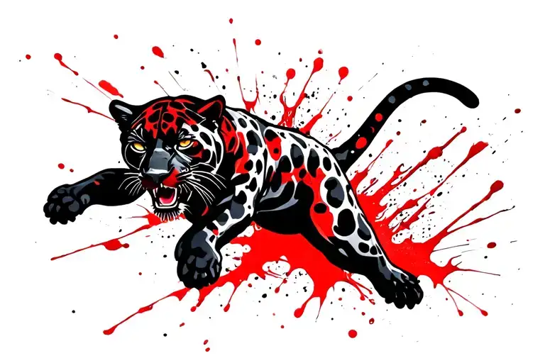 Panther In The Jump