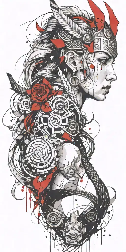 Female Animal Viking Inspired