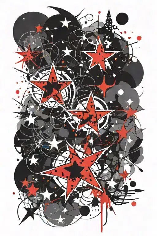 Stars Circling Each Other In The Universe