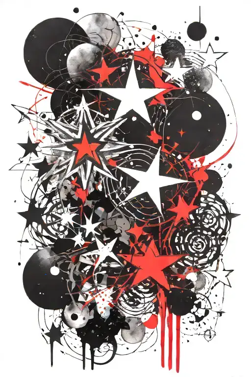 Stars Circling Each Other In The Universe