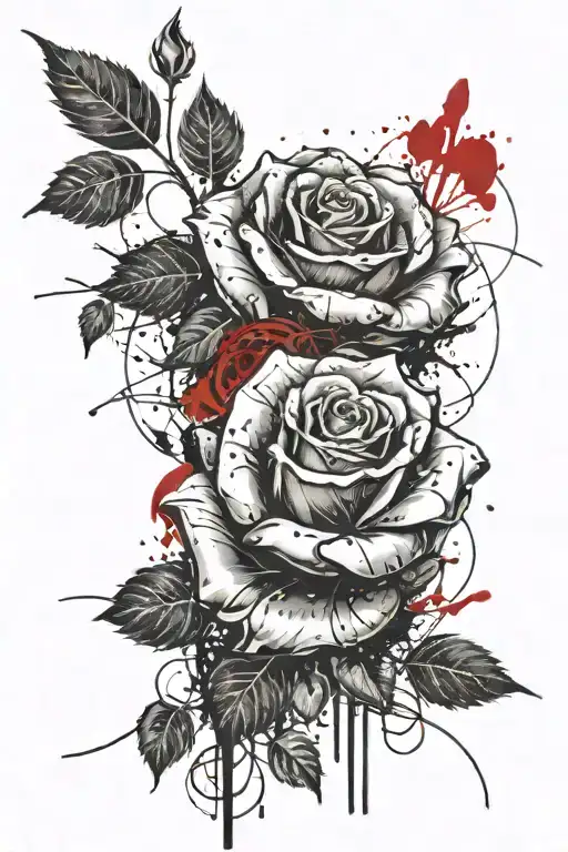 Roses And The Name Abigail Writing