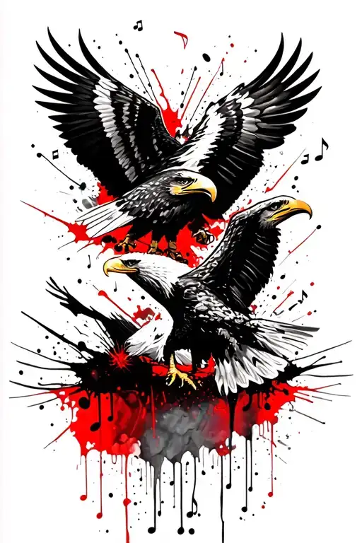 Eagles And Music Notes