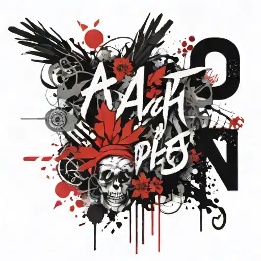 Black Lettering Design