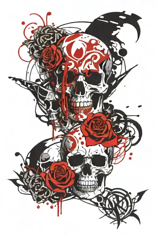 Vw Tribal Skulls