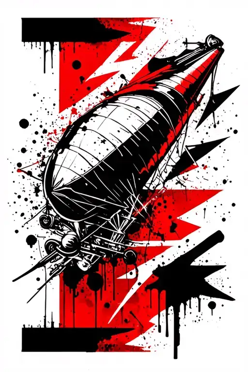 Zeppelin Lightning Bolt