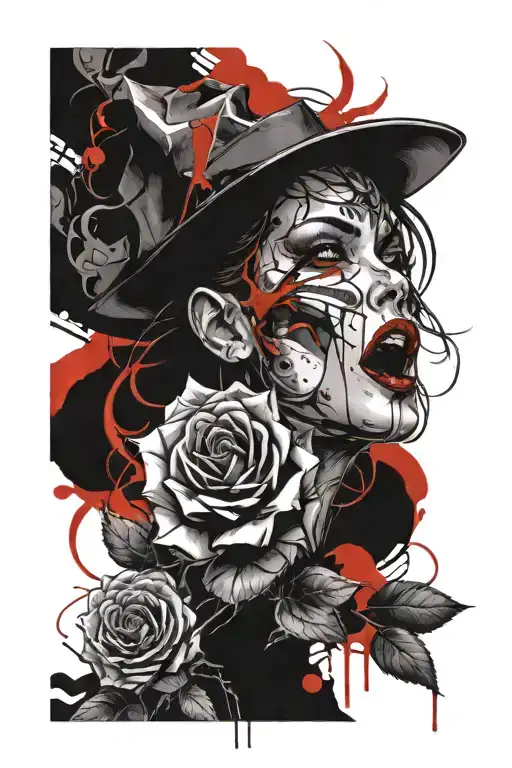 Demon Rose Surrounded