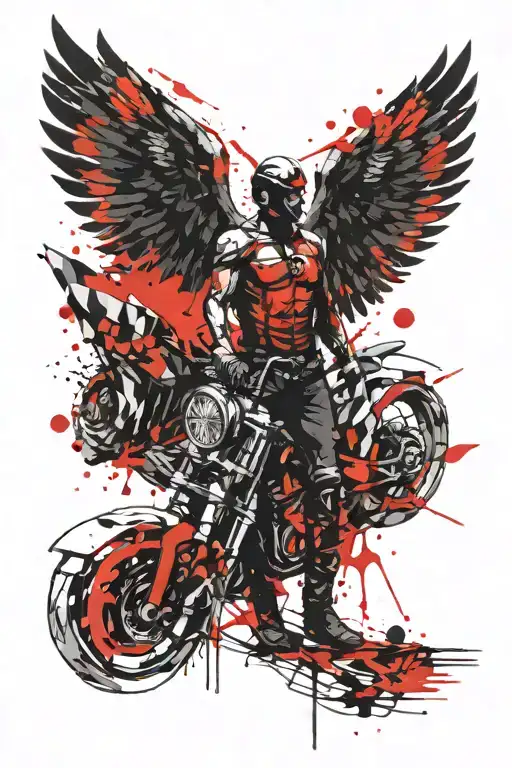 Angel Moto Rammstein Logo