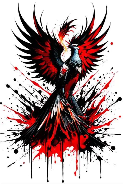 Phoenix Rising From The Ashes
