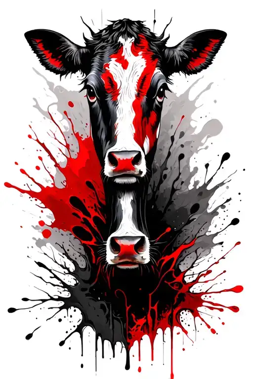 Calf Sleeve Irish Tattoo With Scary Tree