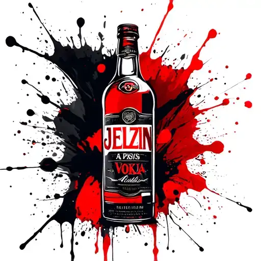 Jelzin Vodka Logo With Text Rappis