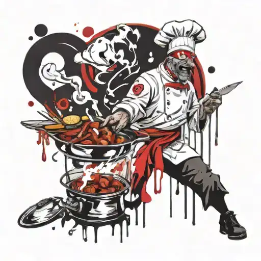 Zombie Chef Cooking Up A Storm