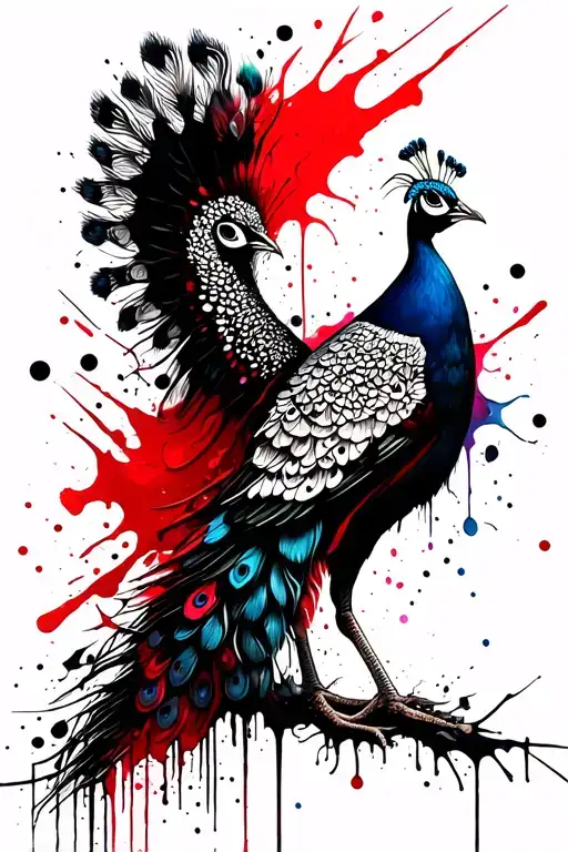Peacok Proud Posture