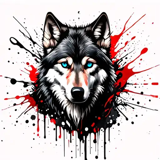 Wolf Blue Eyes