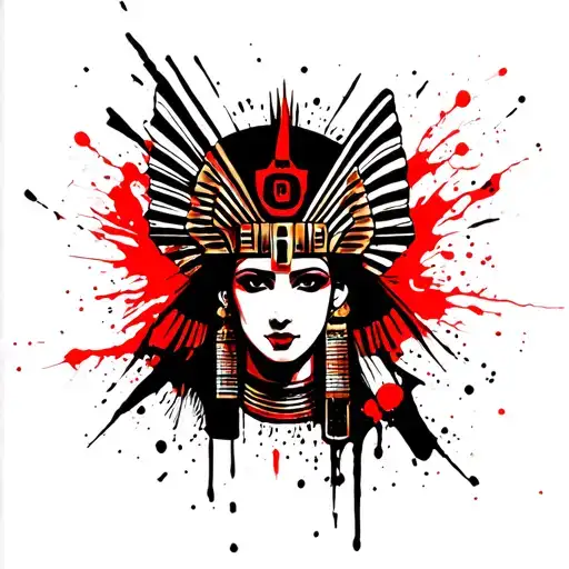 Egyptian Tattoo Of Khonshu