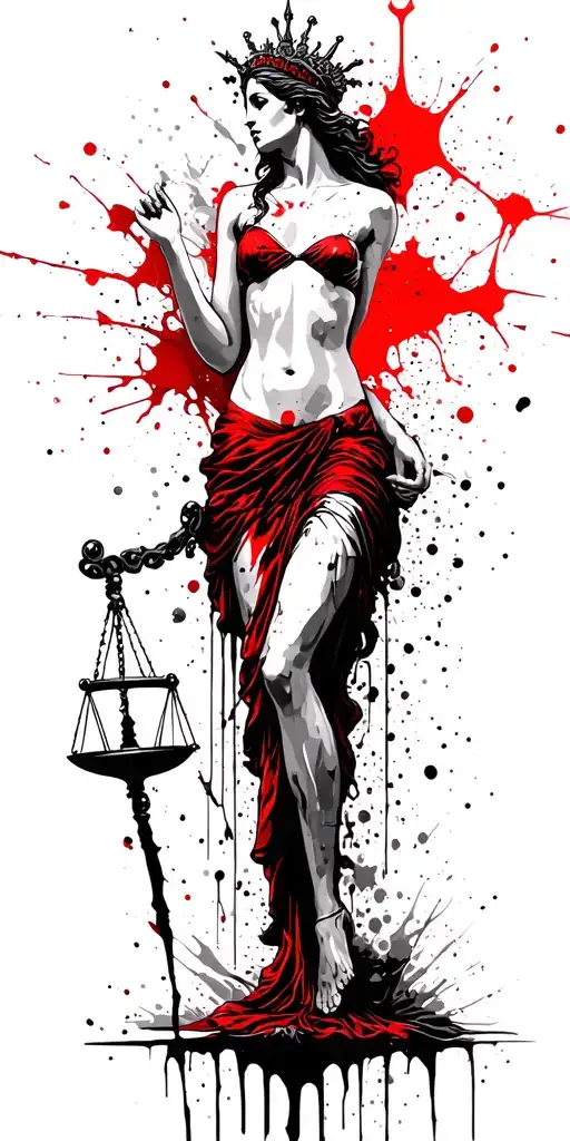 Justitia Roman Goddess Sexy Fit