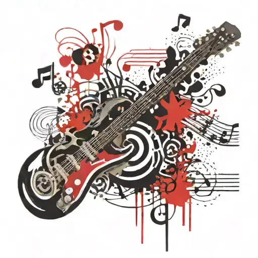 2205 With Music Note Intertwined