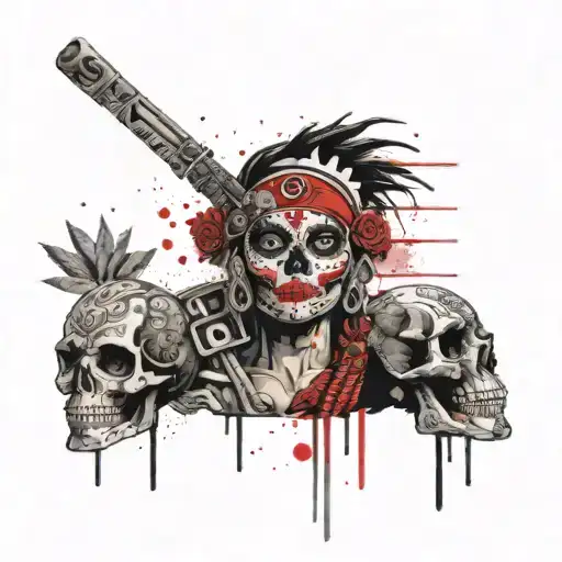 Aztec Day Of The Dead