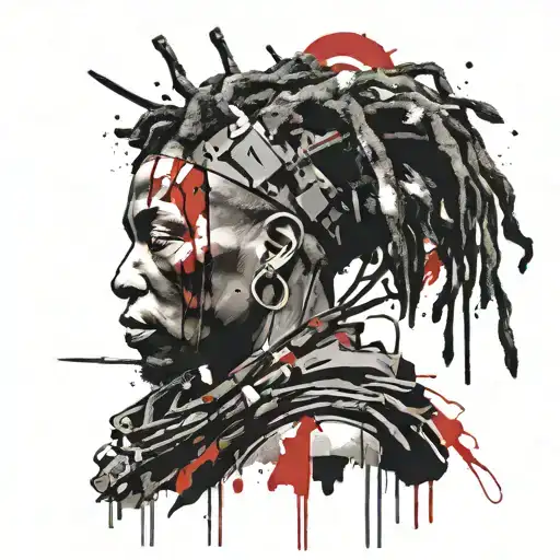 Dread Loc African Warrior Calm