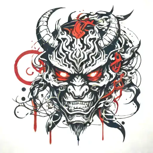Oni Demon Mask