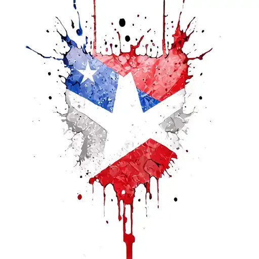 The Flag Of Puerto Rico