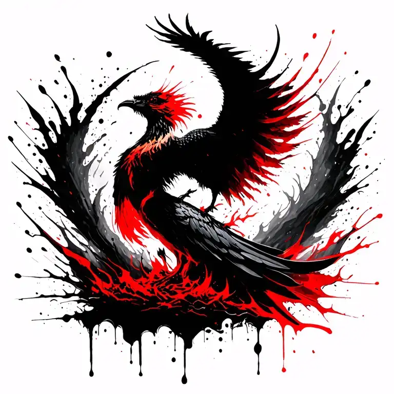 Phoenix Rising From Ashes