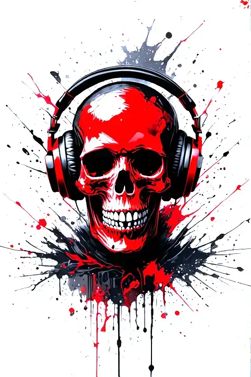 Skull And Headphones
