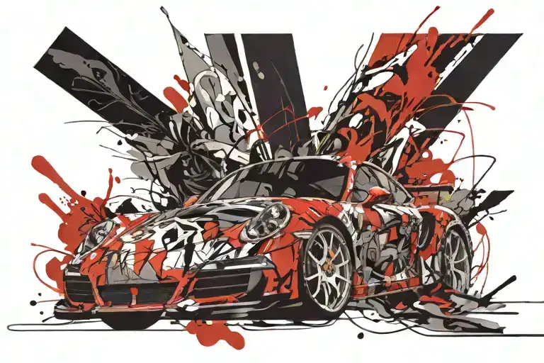 Porsche Drifting