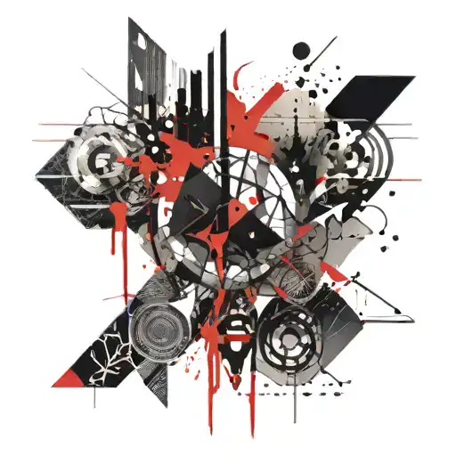 Geo Symteric Shapes Tatto