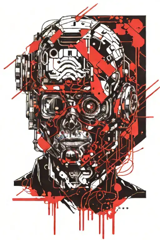 Cyberwar Hacker Future Techno Cyber Punk