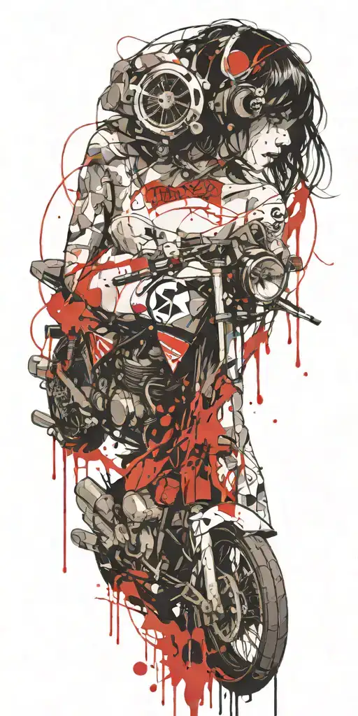 Nude With Motorcycle