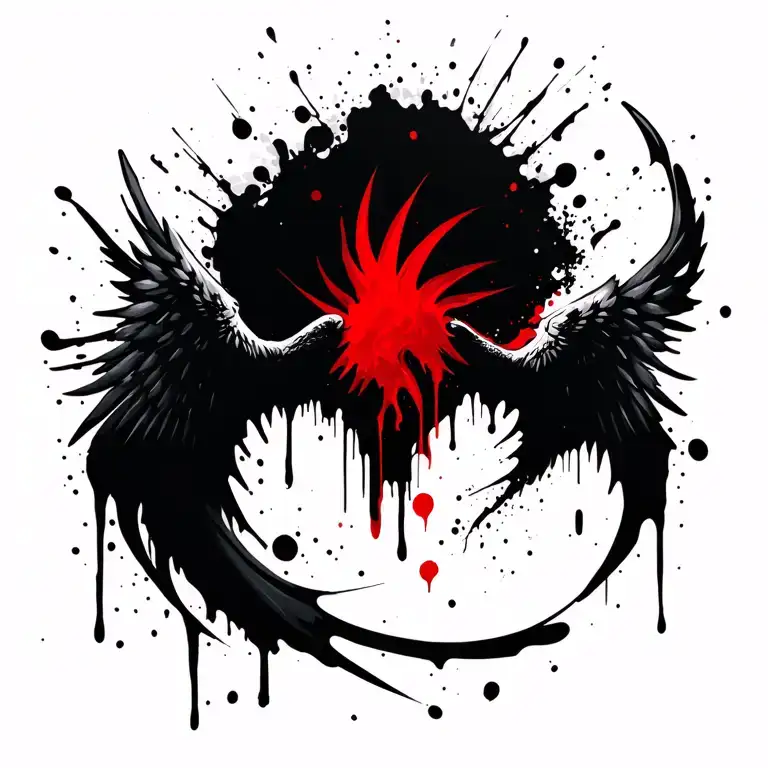 Tribal Wings Spread Wide