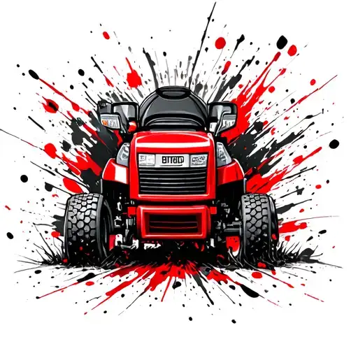 Lawn Mower Surrounded