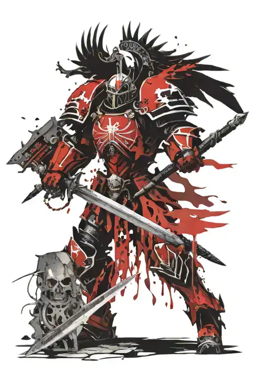 Sanguinius 40K Warhammer 40K Angel Knight