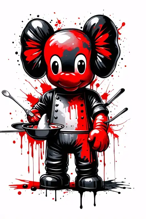 Culinary With Kaws Character