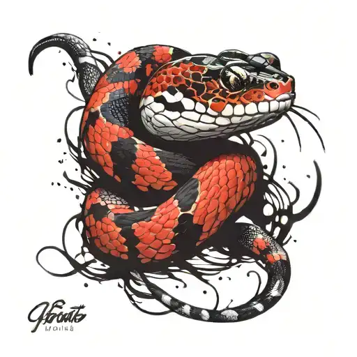 Corn Snake Lookin Mad Scary