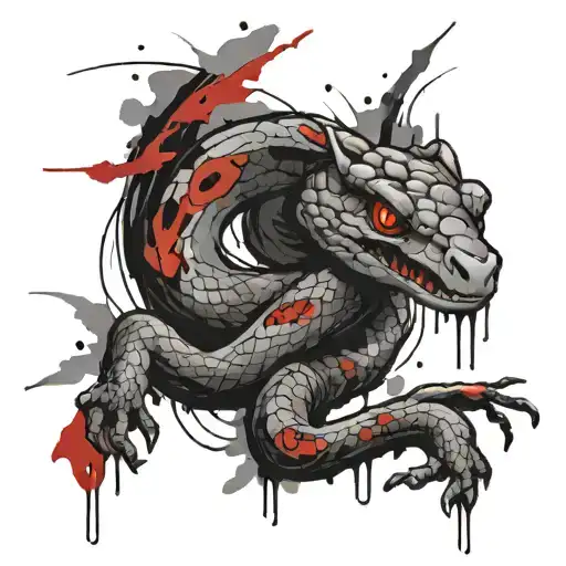 Mean Cool Lookin Cornysnake Black And Grey Eurotrash