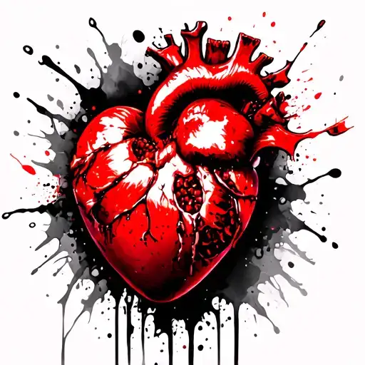 Explosive Died Heart Pomegranate