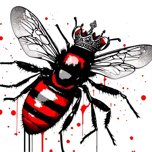 Sexy Queen Bee With Crown